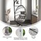 Flash Furniture Natural Hanging Egg Chair with Cushions and Stand SDA-AD608001-GY-GG - alternate 8